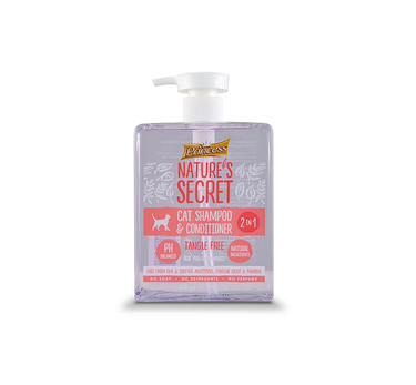 Nature’s Secret Cat Shampoo & Conditioner Tangle Free with Aloe Vera & Chamomile 500ml